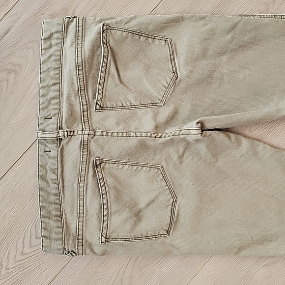 Free People Y2K Low Rise Light Army Green Skinny Jeans, sz 28 - Picture 16 of 16